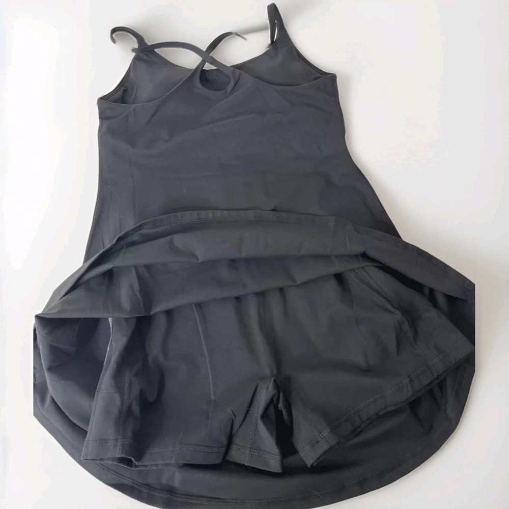 Nicole Miller Sport Golf Tennis Dress XL Moisture Wicking Crossback Black - Picture 7 of 10